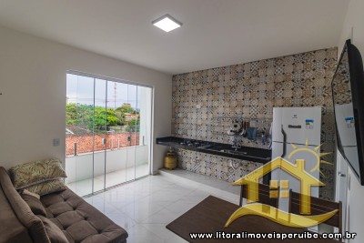 Apartamento 1 dorm. 40 mt do mar