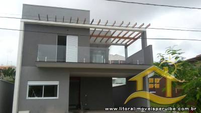 Sobrado Em Residencial Fechado Com 4 Dts (3 Suítes) A 1200 Metros Da Praia.