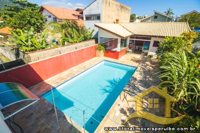Casa assobradada 4 dorm 2 suíte edícula completa. piscina.