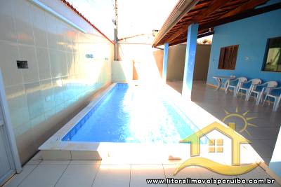Casa Térrea Com 3 Dts (2 Suítes) A 800 Metros Da Praia.