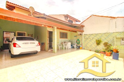 Casa Térrea Com 3 Dts (1 Suíte) A 800 Metros Da Praia.